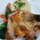 Spit-roasted Half Chicken with Quinoa, Spinach & Carrot