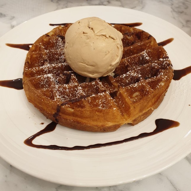 Waffles with Icecream 1 For 1 Deal