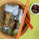 fish soup ($5) @ tuas village eating house