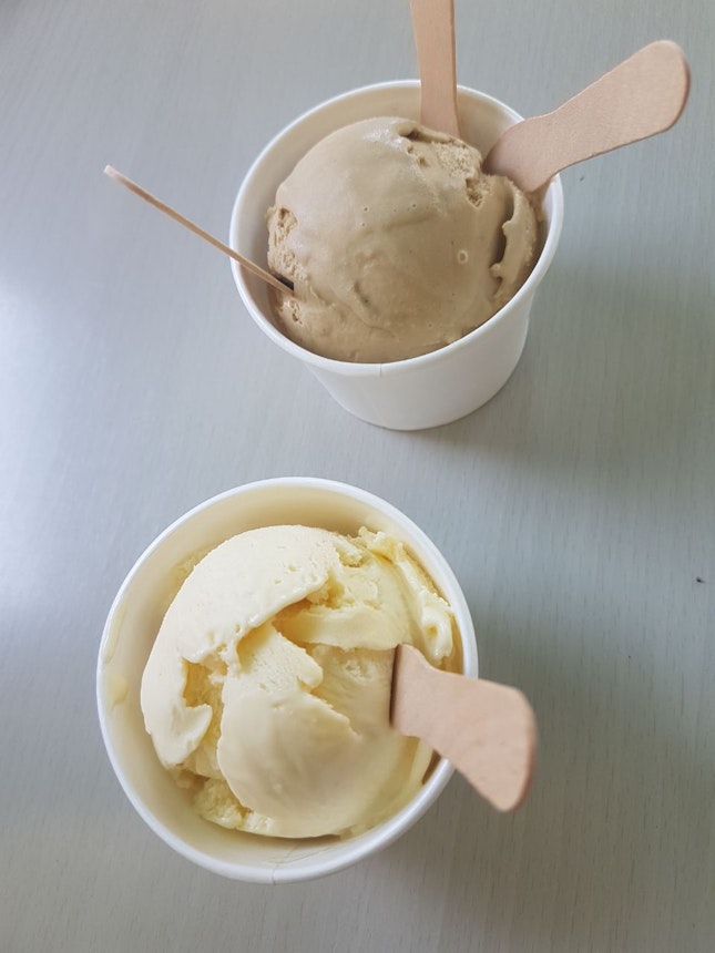 Durian & Earl Grey Ice Cream 