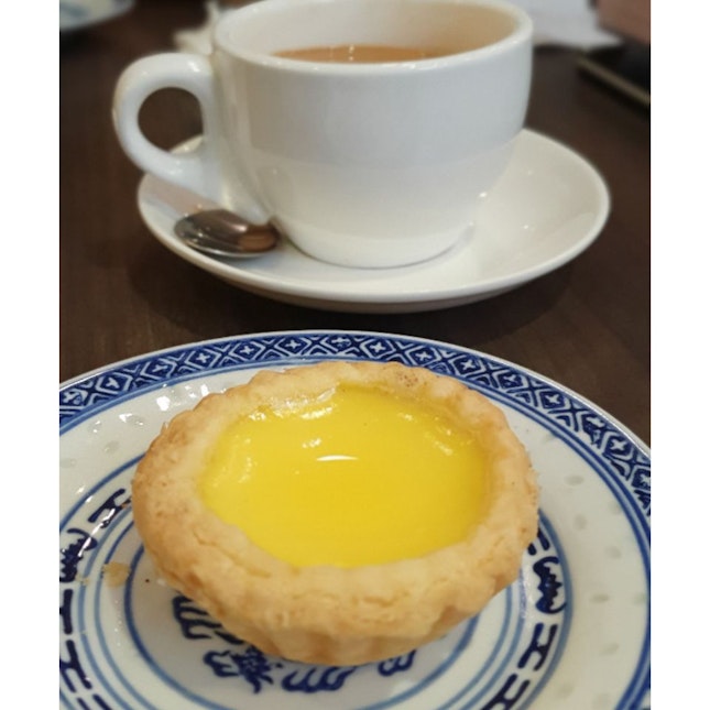 Yummy Egg Tart! Buttery Melt In The Mouth Crust With Smooth Egg Custard
