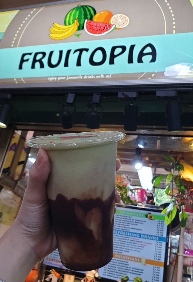 Frutopia- Avocado Chocolate Milk Shake! 