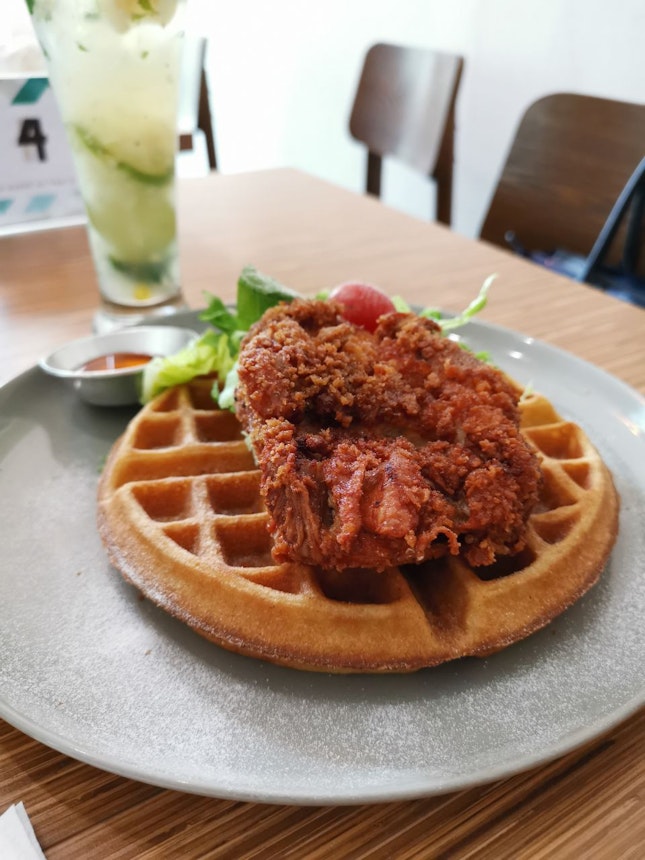 Waffle With Fried Chicken 