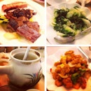 Lunch ~ @robbie_goh @weeheong  #hongkong #style #pork #duck #soup #vegetable #instafood #instadaily #instamalaysia #sunday