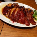 Combo Of Roast Duck And Bbq Pork
