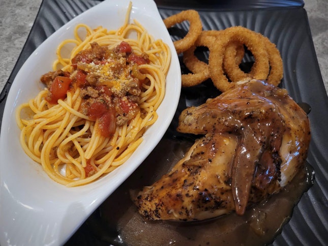 Kenny’s Chicken & Pasta Meal (Black Pepper) | $13.90