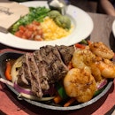 Duo Combo Grilled Sirloin Steak & Shrimp Fajitas | $34.95