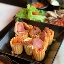 Cheesy Smoked Duck Cups | $12