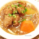 Stew beef soup set with rice & a bubble tea S$6.90