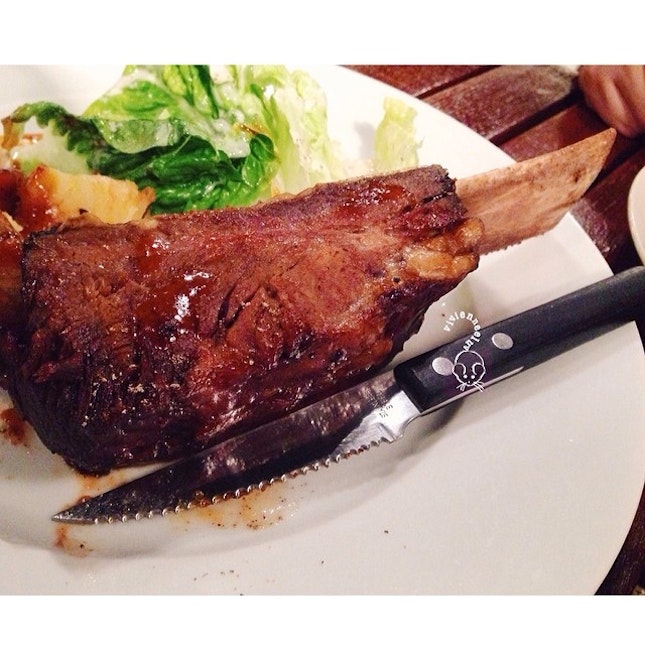 ➍ [Badoque Beef Ribs S$24] - so huge.