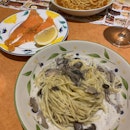 Truffle Mushroom Pasta, Bolognese And Smoked Salmon