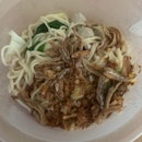 Dry You Mian with Pork Balls ($4.80)