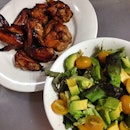 #ChickenWings & #Salad for #dinner!
