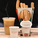 La Lola Churreria @churrerialalola_sg opens in @jewelchangiairport _Beside The Central, @churrerialalola_sg now opens its kiosk with specially made tabletops to hold the churros while you eat.