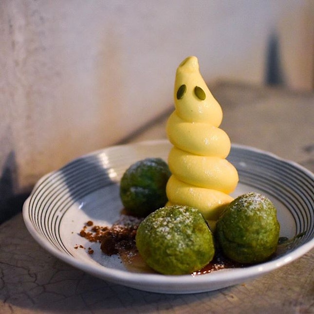 The only kind of balls allowed in my mouth would be the MATCHA LAVA BALLS.