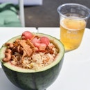 So glad for the chance to try out @ginkhao's iconic watermelon fried rice last weekend at Chang's Sensory Trails!