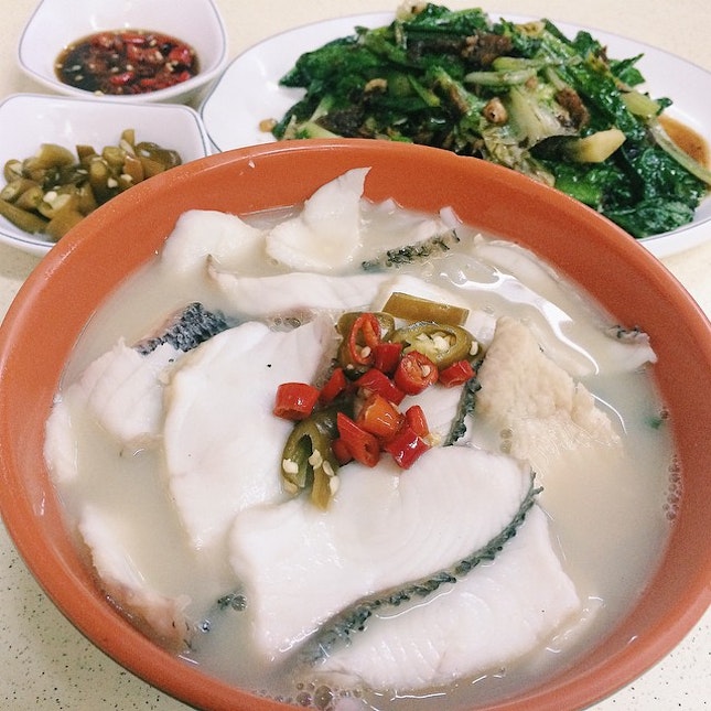 Fish soup noodles from Ka Soh (Swee Kee Fishhead Noodle House).