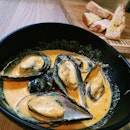 Laksa Mussels from The Fickle Mussel.