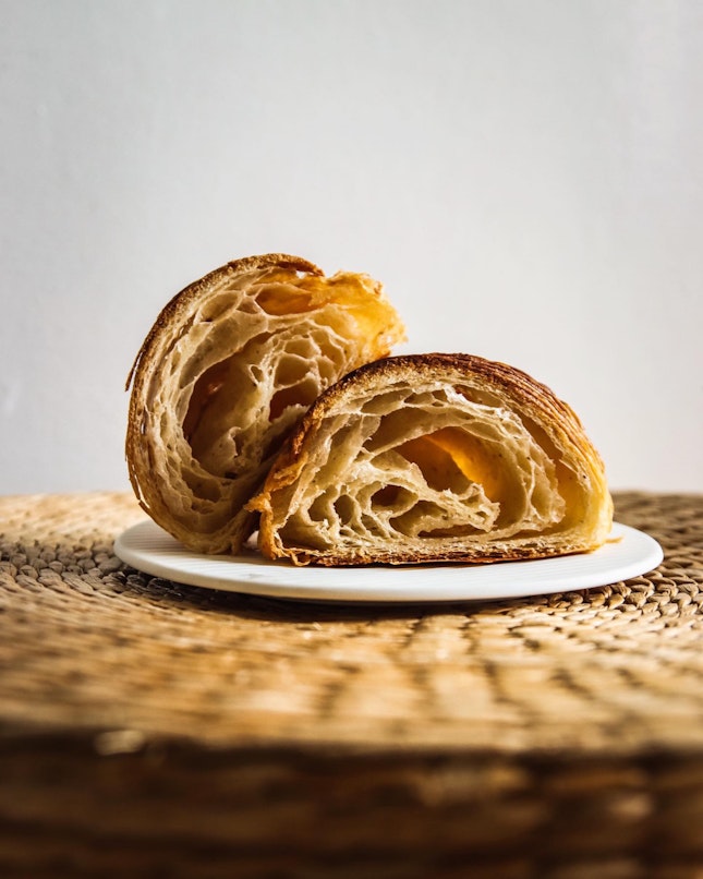 Absolutely gorgeous, is The Bread Rack’s plain Butter Croissant.
