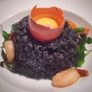Squid Ink Fried Rice 