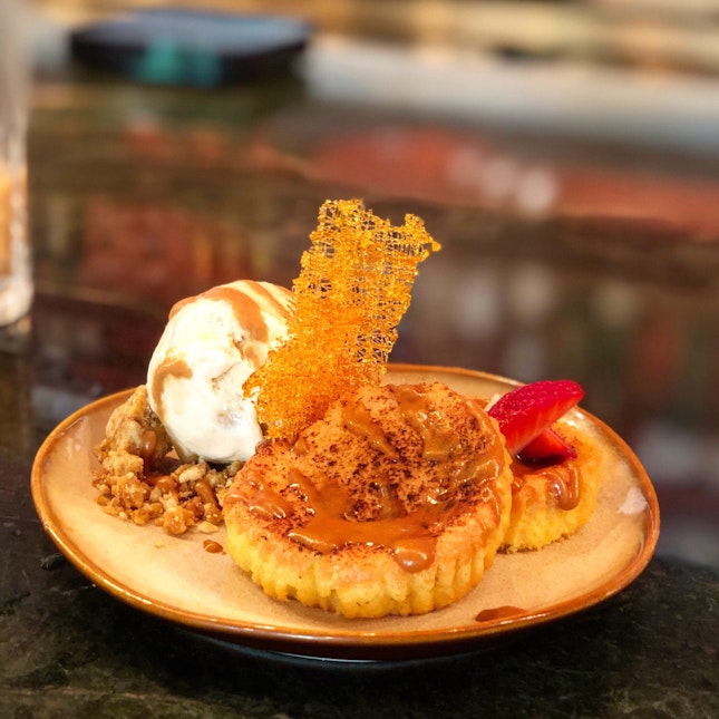 Grilled Almond Cake ($14)