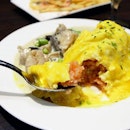 Be it cream or demi-glace sauce, I love my omurice.