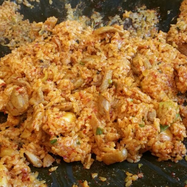 Marinated Chicken Galbi Fried Rice