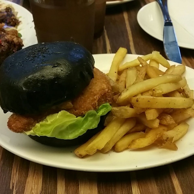 Black Ebi burger