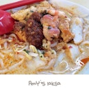 Expect long que for this popular noodle at blk 58 bedok market.