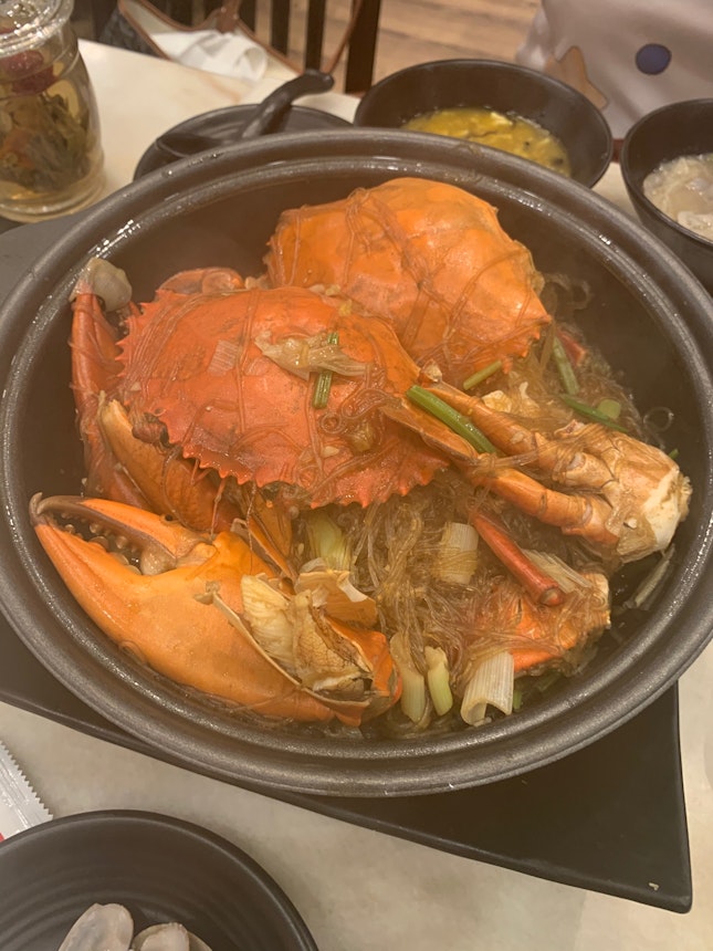Crab With Fried Tang Hoon
