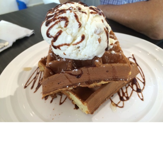 Waffles And awesome Ice Cream! 