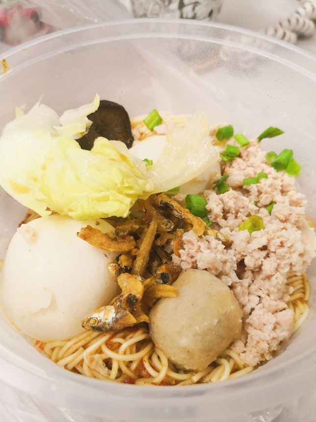 Speciality Dry Mee Sua + Fish Ball ($5.2)