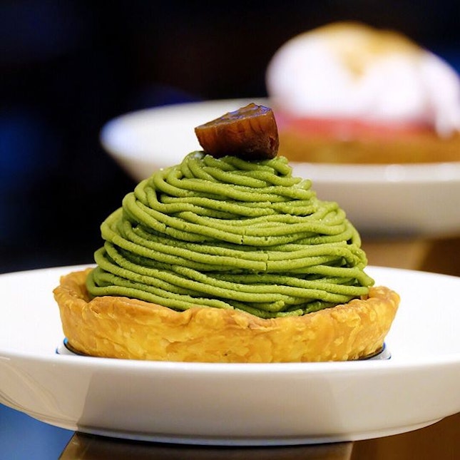 JW360° cafe
The traditional mont blanc but with a matcha twist!
