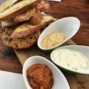 Trio of Dips with Crostini ($13.50)