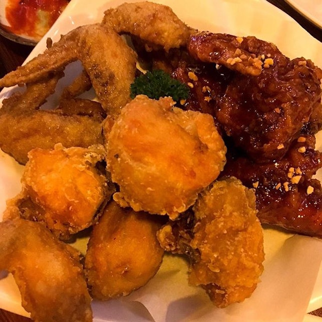 Kko kko Nara's Korean fried chicken really damn shiok!