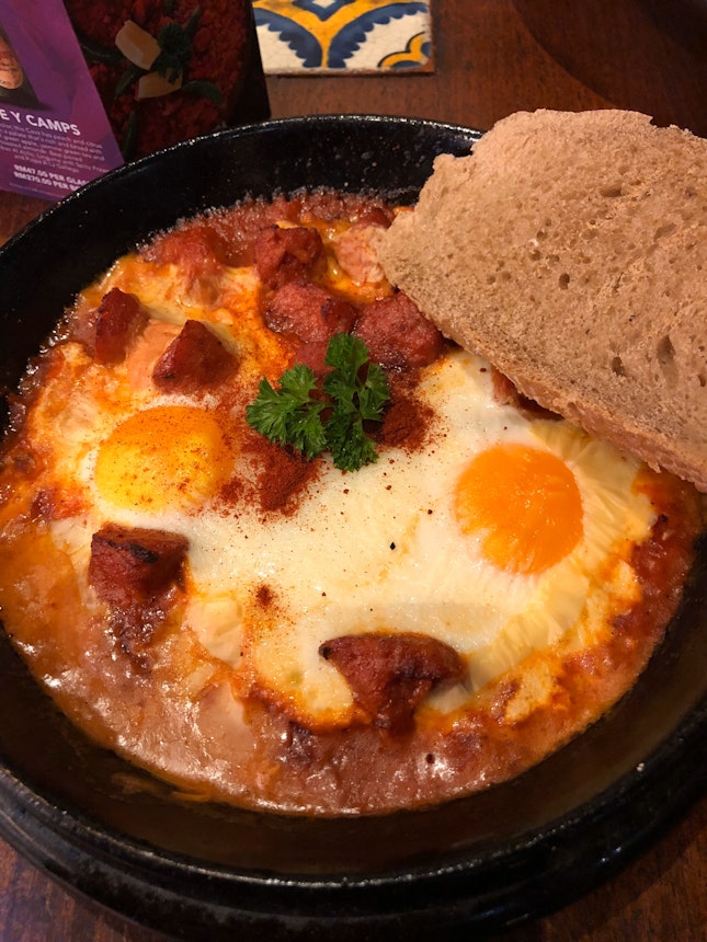 Huevos Al Plato Con Chorizo (RM 23.58)