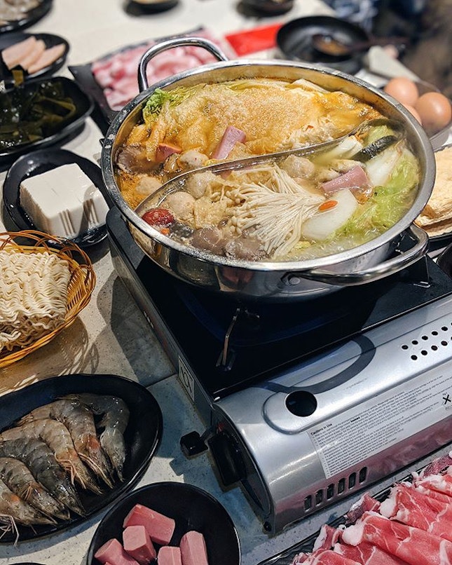 Hotpot on New Year Eve.