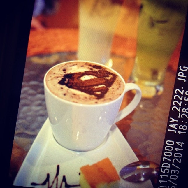 Superman Hot Chocolate #burpple #coffeetour