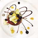 Molten Lava Cake with mixed berries ($9.90++) from {PastAmore Italian Restaurant}.