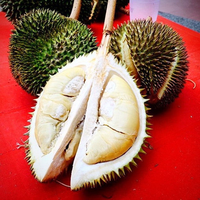Had a wonderful durian fiesta with @porkchopboys.