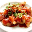 Homemade Yangnyeom Chicken.