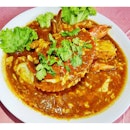 Chili Crab (SGD $4.80 / 100g) @ Fu Shan Seafood.