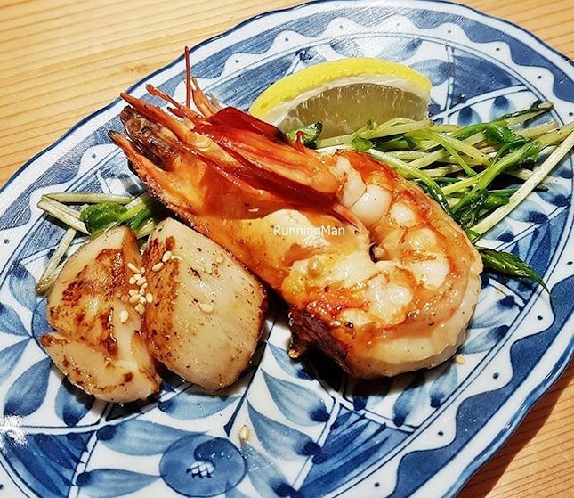 Shrimp & Scallop (Omakase Set Meal) @ Osaka Kitchen Teppanyaki.