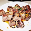 Teppanyaki Beef Ribeye (SGD $118++ per pax buffet) @ Triple Three Restaurant.