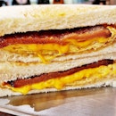 TW Special Pork Patty, Egg, And Cheese Thick Toast Sandwich (SGD $6.30) @ Fong Sheng Hao.