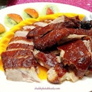 Roasted Duck with Fresh Fruits and Mango Sauce ($25 for half / $50 for whole).