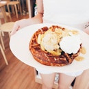 Major love for the waffles here at The Hideout!