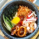 Seafood Hotstone Mixed Rice (S$8.00)  from Woo Lee Jeeb Dae Bak.