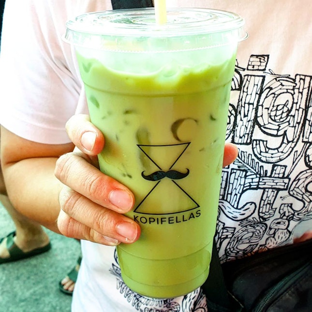 Thai Green Milk Tea ($4)