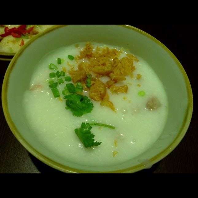 Chicken, Fish & Meatball Porridge